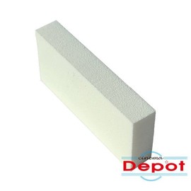 White slim sanding block, half rectangular, gel nail removal, half sanding / 화이트 슬림형 샌딩블럭 하프 직사각 젤네일제거 하프샌딩