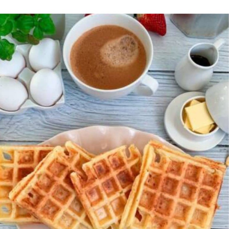 Alcaguete waffles Pandeyuca (2 pack) Cassava bread Cheese waffle Gluten