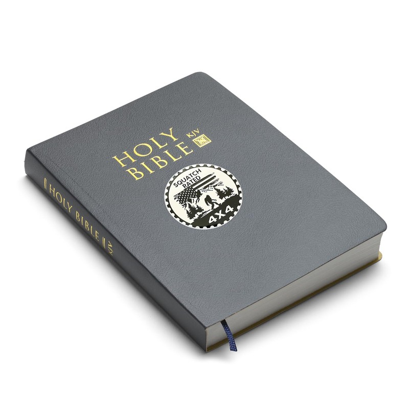 2 PCS Squatch Badge Rated Car Emblem, 4 x 4