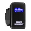 Truck Bed Light Symbol Backlit Switch Older Model Push Button