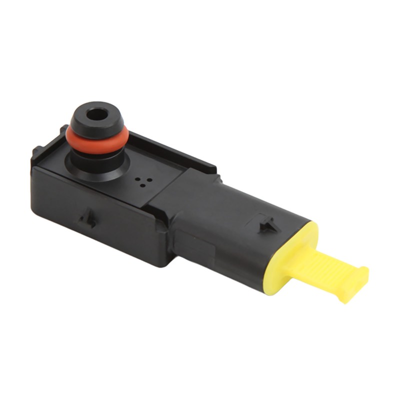 Black Car Brake Booster Pressure Sensor 5Q0 906 207 Replacement