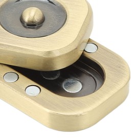 Elprico Owl Fidget Slider, ADHD Fidget Slider Toy Pressure Anxiety Relieving for Office(Gold)