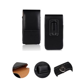 K-S-Trade Qualitativ & Innovativ Holster Gürteltasche Handy Hülle Schutzhülle Für BLU Bold K10 Handyhülle Leder Schwarz, 1x