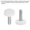 PATIKIL M4x14 mm Knurled Thumb Screws 20pcs Male Thread Round