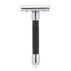 Merkur Double Edge Blade Razor with Extra Long Handle, Black