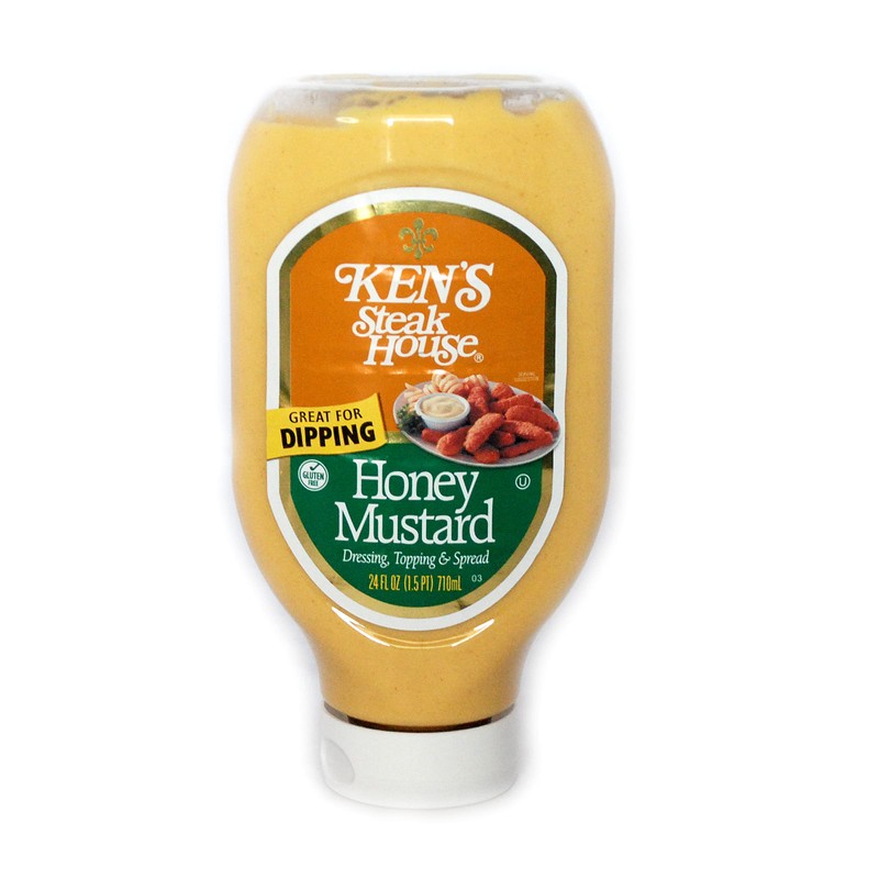Ken's Honey Mustard, 1-24 Ounce Bottle Bundled with a JFS