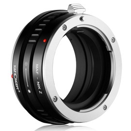K&F Concept MAF-NIK Z Bayonet Adapter Lens Ring for Minolta SA AF MAF Lens to Nikon Z 7 and Nikon Z 6 Mirrorless Full Frame Camera
