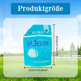 Katomi 2 x Concentrated Bubble Liquid 100 ml Each - Makes 1 Litre of Bubble Solution - Refill Kit for Bubble Machine & Toys - Environmentally Friendly, Non-Toxic, Perfect for Children & Parties
