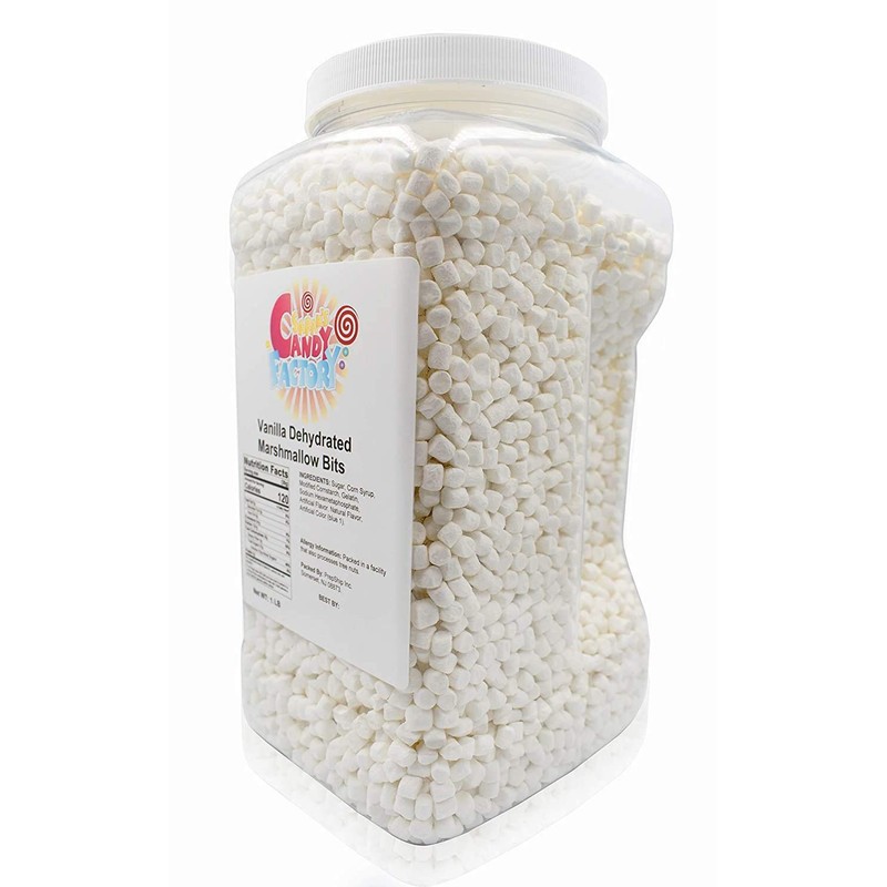 Sarah's Candy Factory Vanilla Mini Dehydrated Marshmallows in Jar, 1