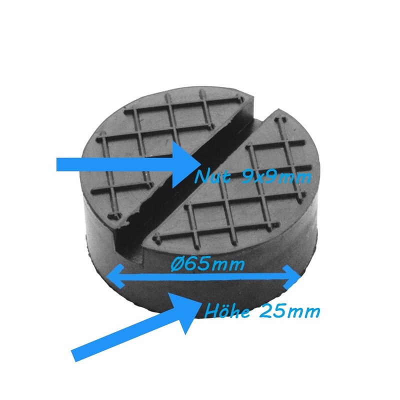 Rubber Pad in 41 Designs for Car Jack or Lifting