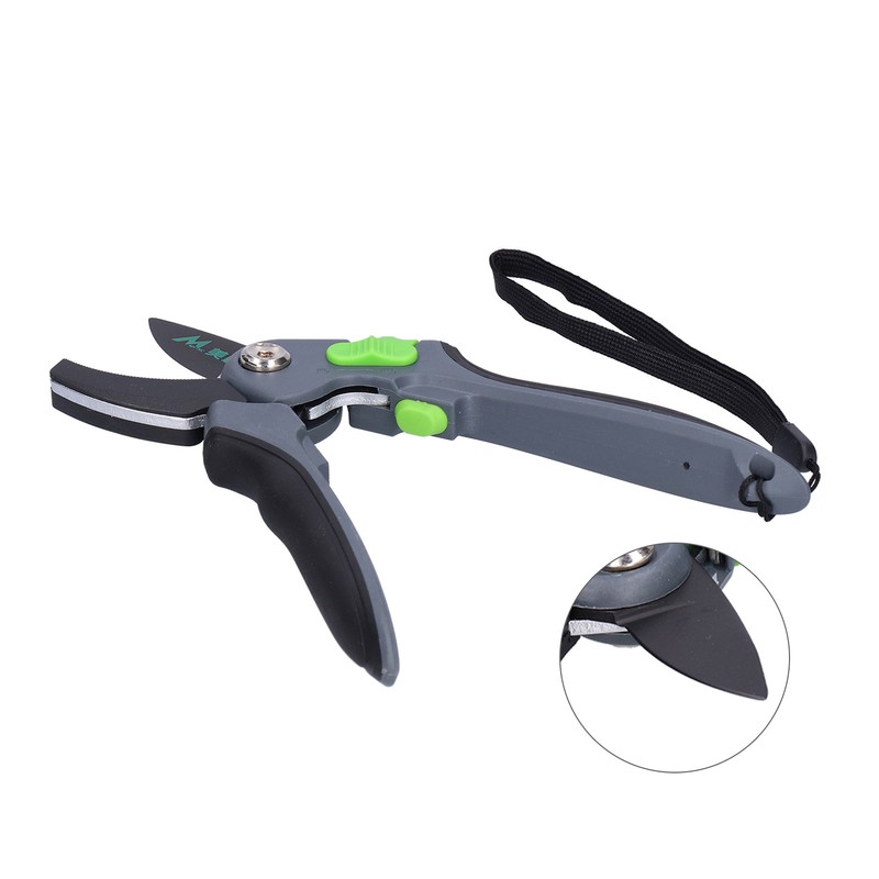 Pruning Shears Garden Fruit Tree LaborSaving Scissors with NonSlip Tooth