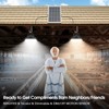 UPONUN Solar Pendant Light Motion Sensor 2 Pack, 5 Modes