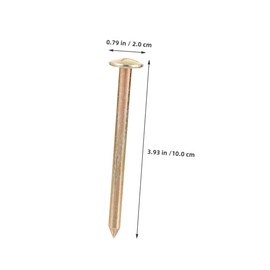 FUNOMOCYA 8pcs Measurement Nails Metal Survey Stakes Garden Stake for Yard Boundary Markers