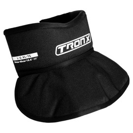 TronX Hockey Pro Bibbed Hockey Neck Guard Collar With Bib - Senior, Adult, Junior, Youth (Youth)