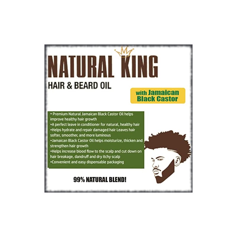 SFC Natural King Pro-Growth - Aceite para cabello y barba