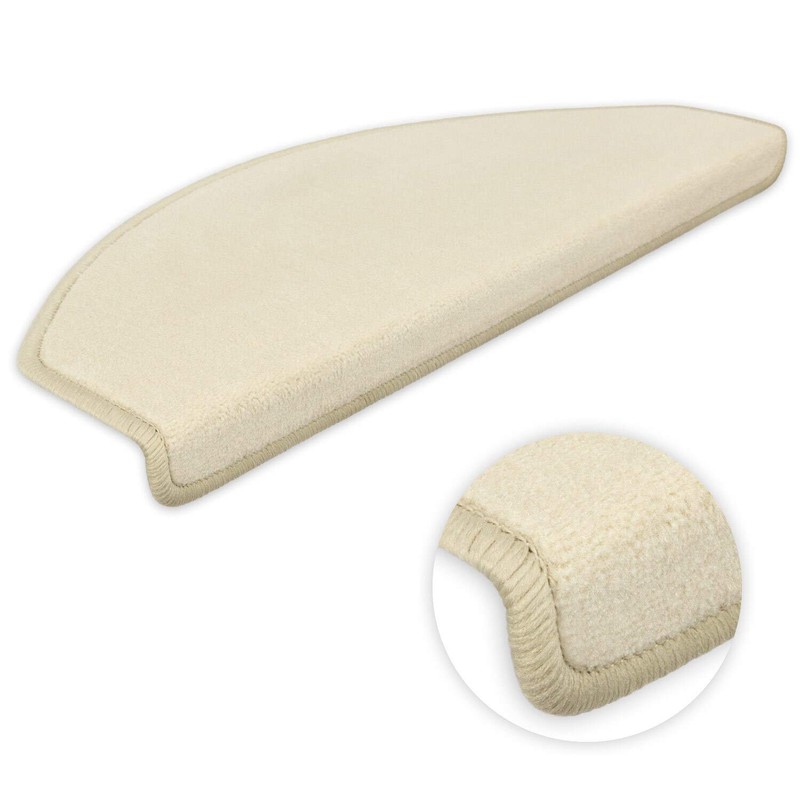 Kettelservice-Metzker Vorwerk Stair Mats Plain Semicircular 65 x 24 x