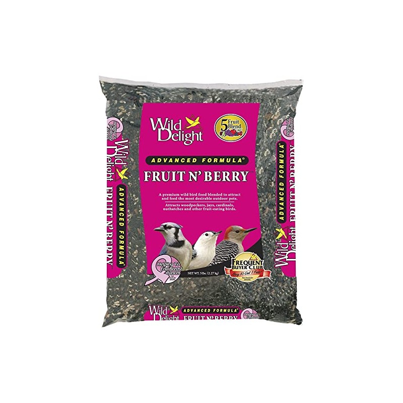 Wild Delight Fruit N' Berry Bird Food, 5 lb