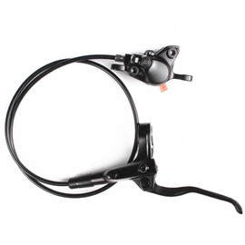 RQG MT200 Hydraulic Brake, Left Front 800mm Hydraulic Disc Brakes, Aluminum Alloy Brake Lever with Calipers Dual Piston for E Bike MTB Mountain Bike (Pre-Bled)