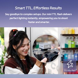 Godox iT20 TTL Camera Flash 700 Flash Time, 1.5s Recycle Time with Magnetic Colour Filters (Black, for Sony)