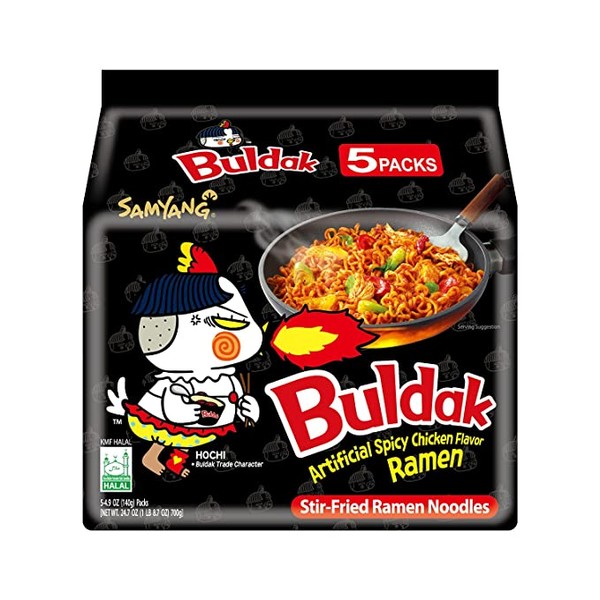 [20 Pack] Samyang Buldak Korean Hot Spicy Chicken Stir-Fried Ramyun Noodles 4.94 oz.jpg