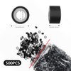 Hair Extension Tools Kit, 500Pcs 5mm Hair Extension Beads, Pliers