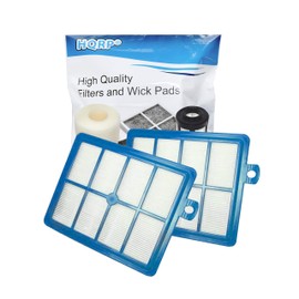HQRP 2-Pack Hepa Filter compatible with Electrolux EL012B EL012W fits Harmony, Oxygen, Oxygen Ultra, Oxygen 3 Ultra Canister, Aptitude Upright Vacuum Cleaners, 1130939-01 S-Filter Replacement