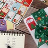 Afrizona 48pcs Christmas self-Adhesive Gift Stickers Christmas Labels Santa Claus