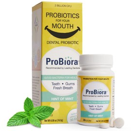 ProBioraPlus (formerly EvoraPlus) Oral Probiotic Mints  Support Healthy Teeth and Gums  Freshen Breath  Whiten Teeth  30 Day Supply (30g)             