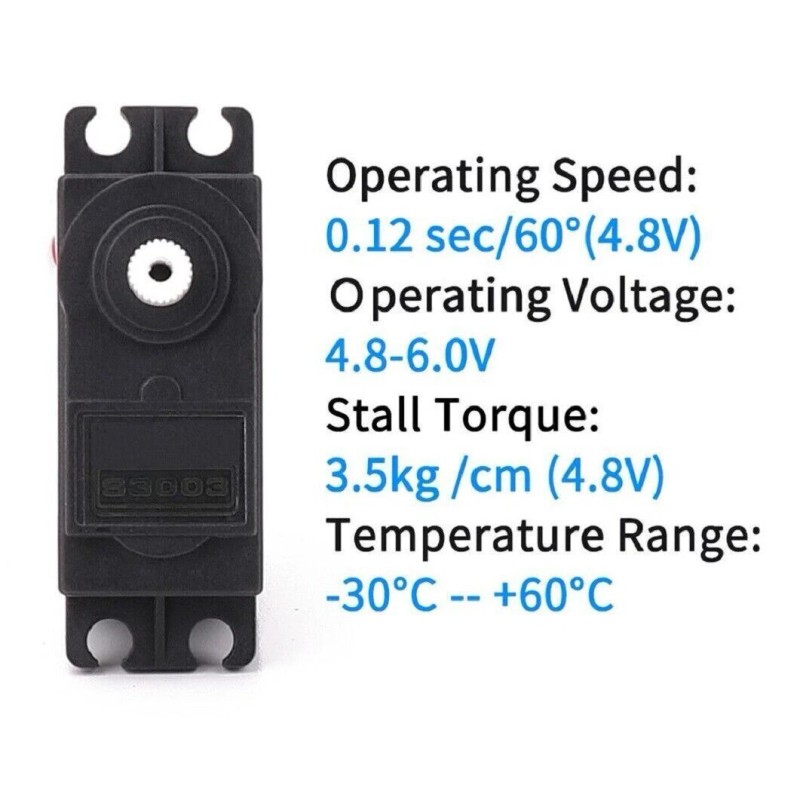 Unbranded 4PCS High Torque Standard Servos RC Car Plane Boat