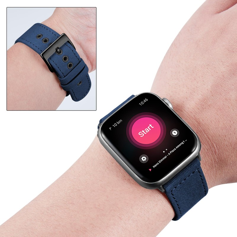 [BINLUN] Compatible iWatch Band, 49mm, 45mm, 44mm, 42mm, Men's, Women's,