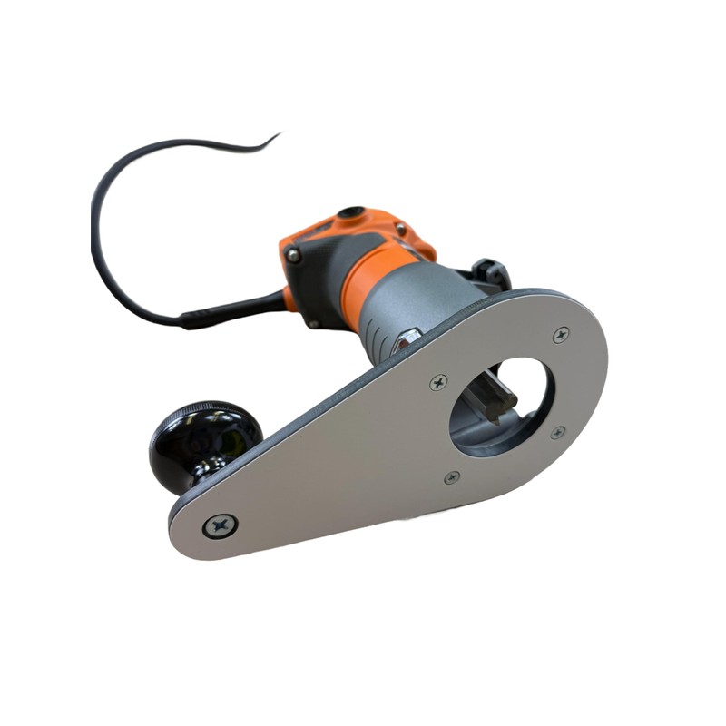 Woodhaven 8335 Trim/Compact/Palm Router Offset Baseplate w/Single Handle for Rigid