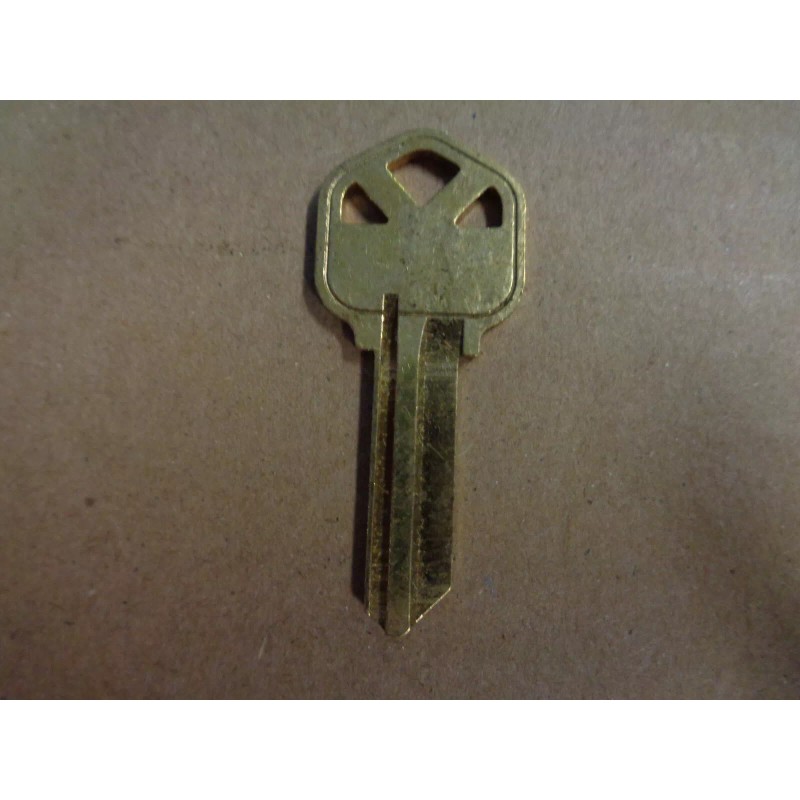 Kwikset KW1 Brass Key Blank Uncut Made in the USA