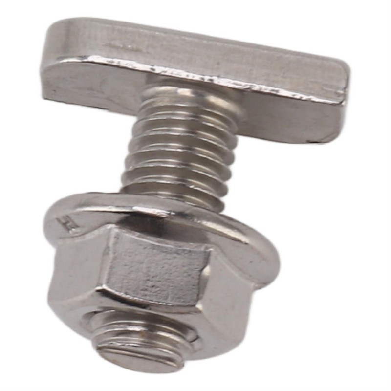 T Bolt Set M8x20mm T Slot Drop-in Bolt Hammer Head