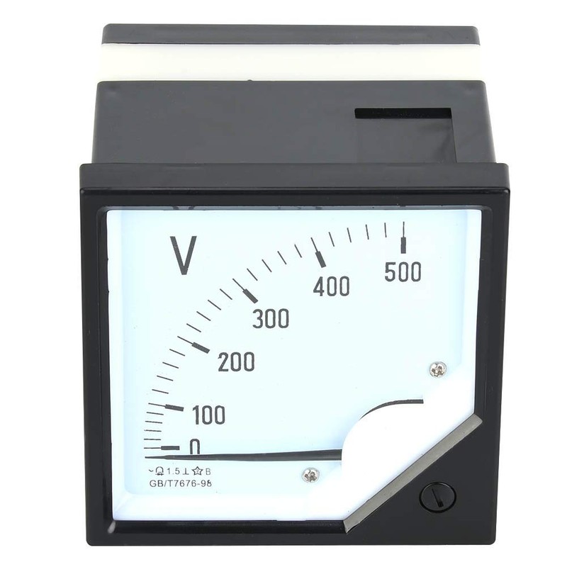 AC 0-500V Measuring Range Square Panel Voltage Meter Voltage Tester