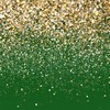 LYCGS 8x8ft Green and Gold Backdrop Birthday Gold Spots Bokeh