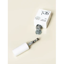 DAISO Ring Ring One Step Gel Nail 9ml Twinkle Silver