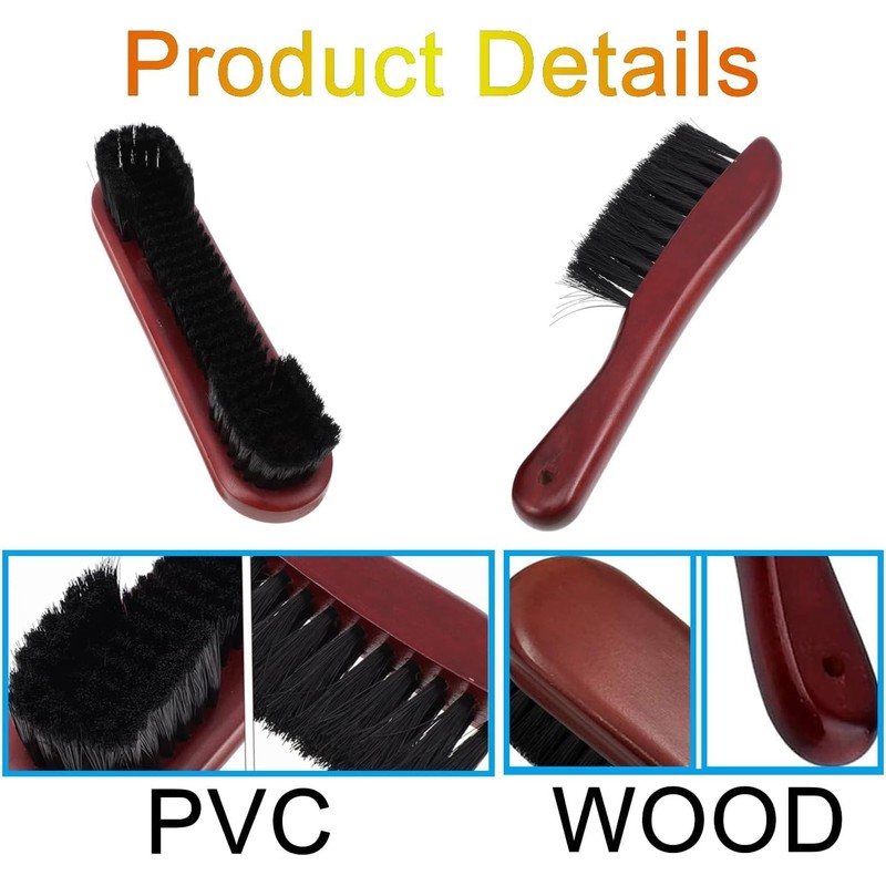 Mtxorvix 9Inch 100% Soild Wooden Handle Pool and Rail Brush