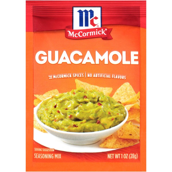 McCormick GUACAMOLE Seasoning Mix 1oz. (20 Packets)