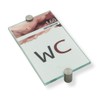 Logistic Sign System Glass Door Sign, Vitrum K2, Clamp Holder