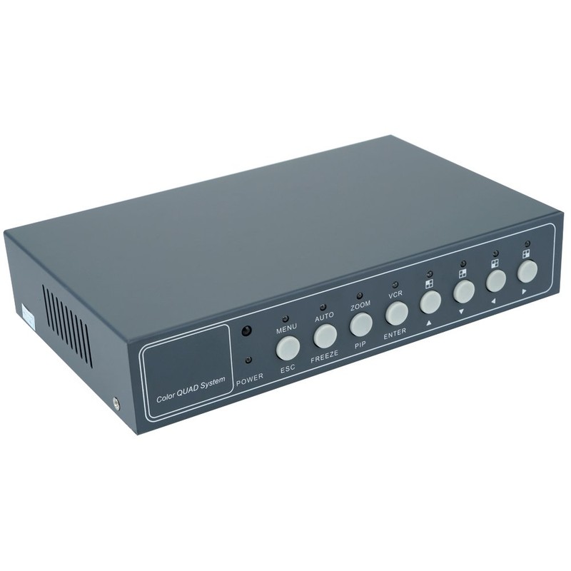 TOUGHSTY 8Ch CCTV Color Quad Processor Non-Realtime Video Multiplexer Screen