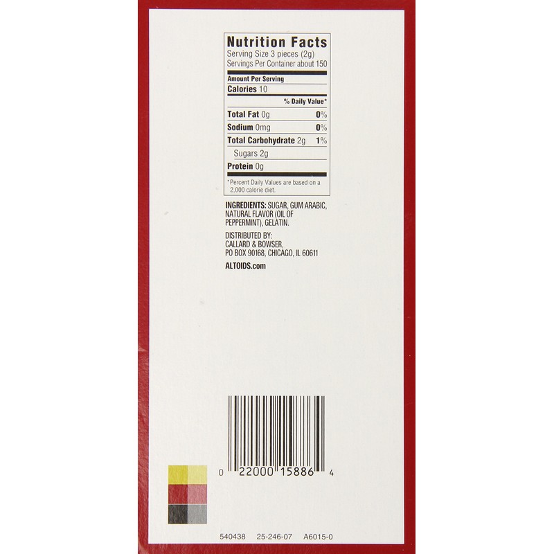 Altoids Peppermint Mints, 6 Count