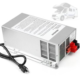 WF-9855 55 Amp RV Power Converter - Deck Mount Three-Stage Power Converter/Charger Replacement for 9800 Series,Rv Converter 55 amp for Camper RV Trailer…