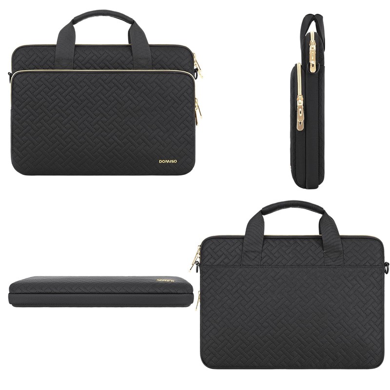 DOMISO 17.3 inch Laptop Sleeve Case Water-Resistant Computer Cover Bag