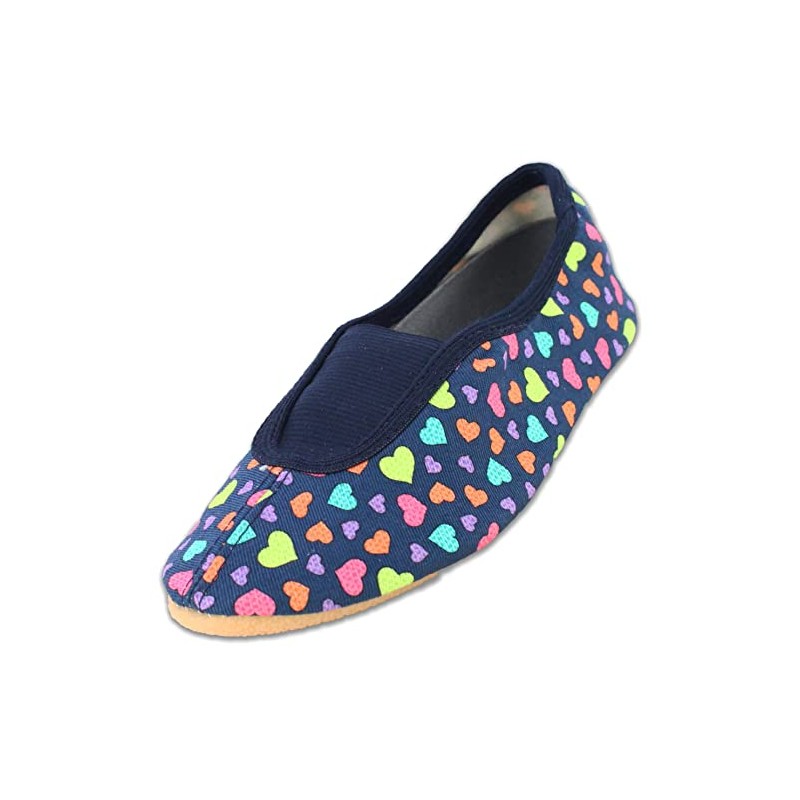 Beck Scarpe da ginnastica da ragazza Hearts, Blu scuro, 24