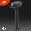 A-Premium Set of 4 Ignition Coil Pack and Iridium Spark