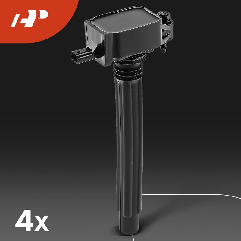 A-Premium Set of 4 Ignition Coil Pack and Iridium Spark