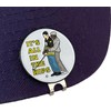 Golf Ball Marker Set, Golf Cap Clip, 31mm Humorous Design