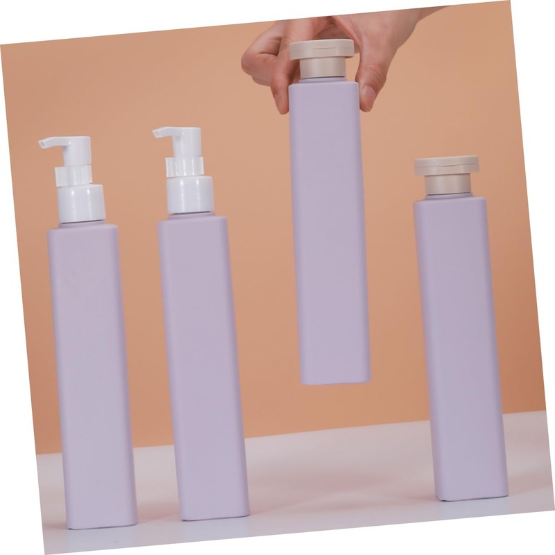 OHPHCALL 3pcs Travel Bottles Refillable Squeezable Containers Leakproof Shampoo Conditioner