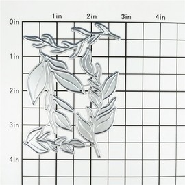 XMZZMX Four Leaves Metal Cutting Dies for Card Making, Paper Embossing Die Cuts Kit Templates Supplies, Photo Frame Album DIY Scrapbooking Stencils Sets