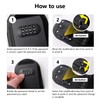 Magnetic Key Holder with Combination Lock Hidden Under Car, Dayear